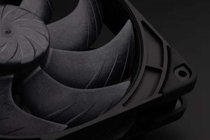 Productafbeelding Noctua NF-A14x25 G2 PWM Sx2-PP chromax.black Gehuselfter 140 mm (2 Stck) (140 mm, 2 x)