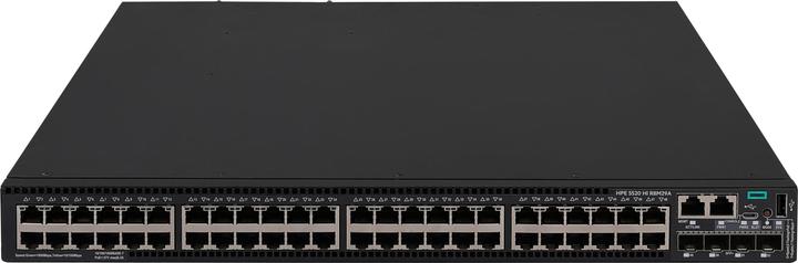 Immagine prodotto HPE E FlexNetwork 5520 HI Switch 4 porte SFP+, 1 slot per modulo di espansione, 1U, supporto MACsec (48 Porti)