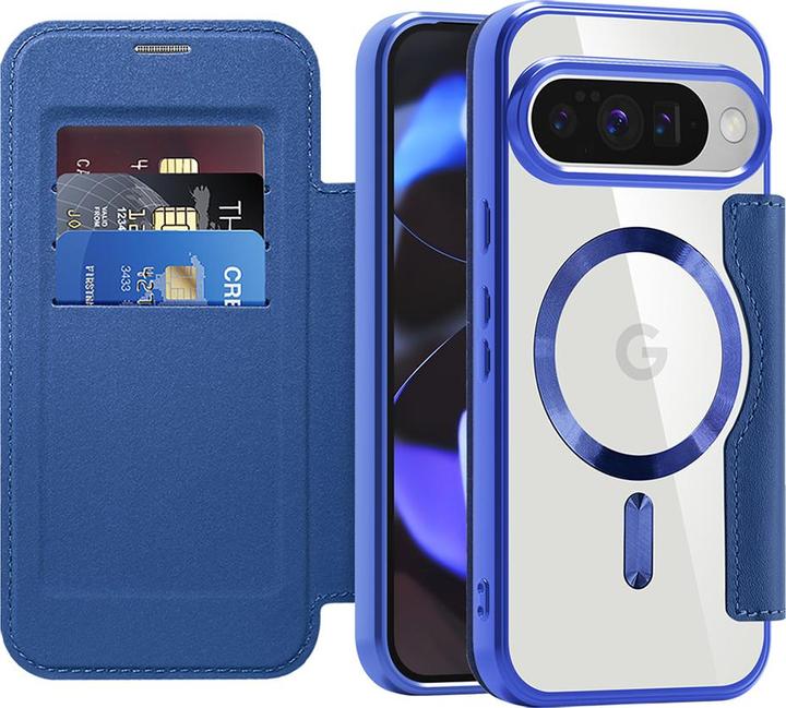 Actual product image Techsuit - SmartMag Book Case - Google Pixel 10 / 10 Pro - Blue (Google Pixel 10, Google Pixel 10 Pro)