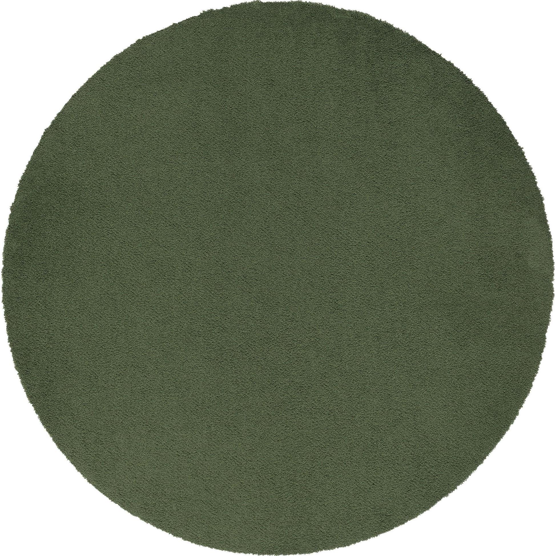 Snapstyle, Teppich, Luxus Hochflor Shaggy Teppich Velvet Rund (Ø 133 cm)