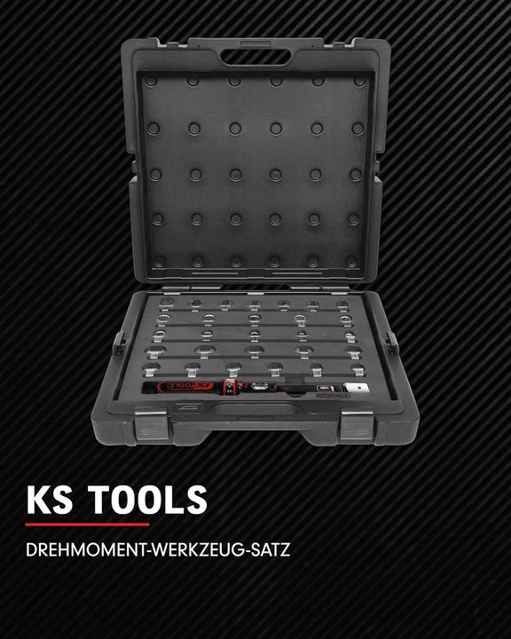 Image du produit KS Tools Jeu d'outils dynamométriques, prise 9x12 mm, 29 pièces, 10-50 Nm (3/8", 10 Nm, 50 Nm)
