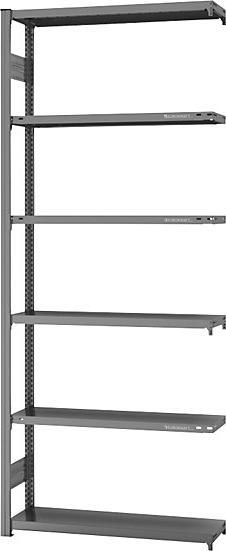 Actual product image eurokraft pro System boltless shelving, galvanized