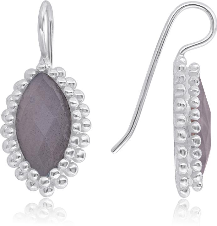 Produktbild Leyda Earrings Navette (Silber 925, Stein)