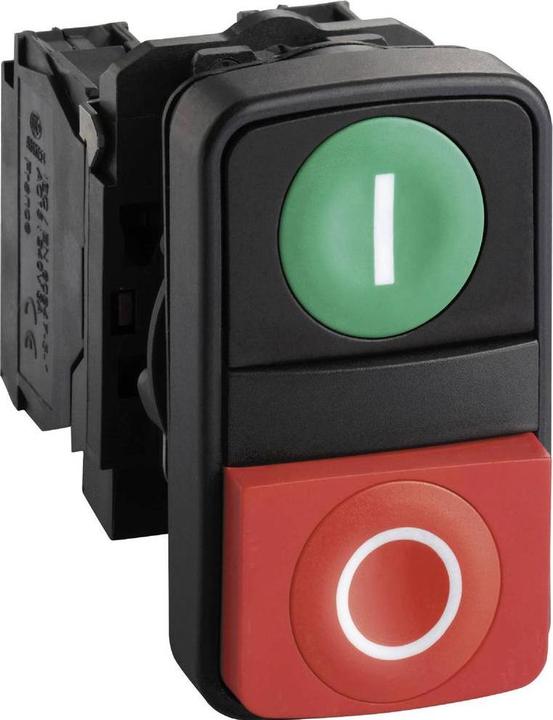 Produktbild Schneider Electric Pushbutton Dble Green I Red O 1NO/1NC