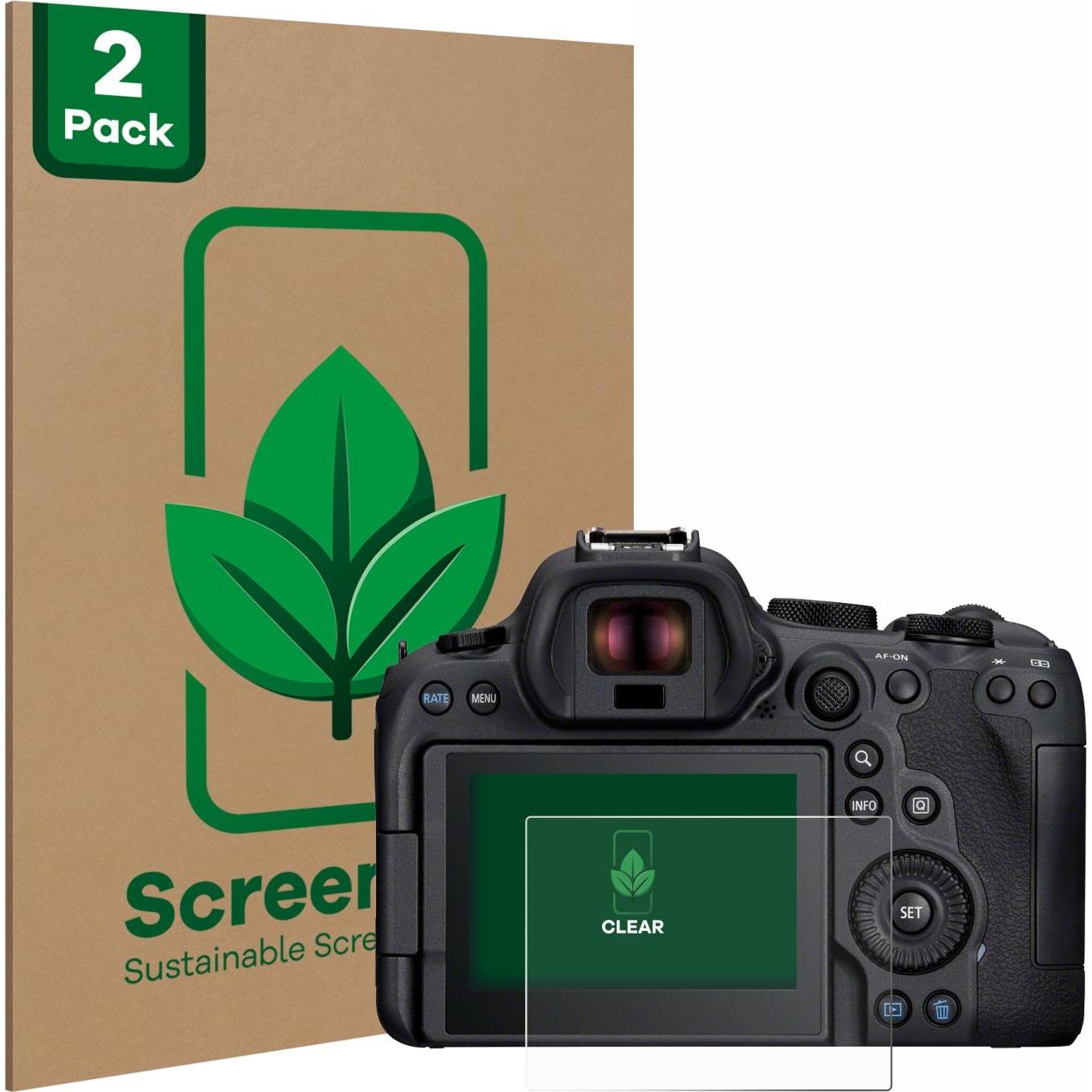 ScreenLeaf Schutzfolie nachhaltiger Displayschutz Displayschutzfolie Folie Klar Transparent (Displayschutz), Kameraschut...