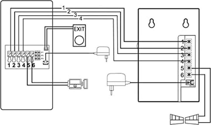 Actual product image Orno Domofon EURA ADP-38A3 ENTRA Graphite (Cable)