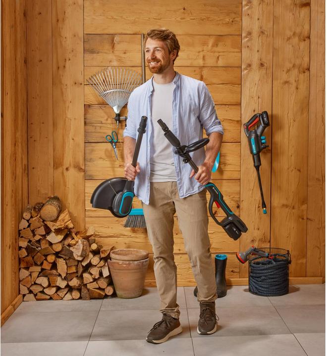 Produktbild Gardena Akku-Trimmer PowerTrim 30/18V P4A Ready-To-Use Set (Trimmfaden)
