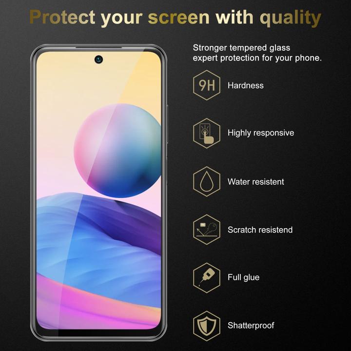 Produktbild Cadorabo Displayschutzglas (3 Stück, Xiaomi Poco M3 Pro 5G, Xiaomi Redmi Note 10 5G)