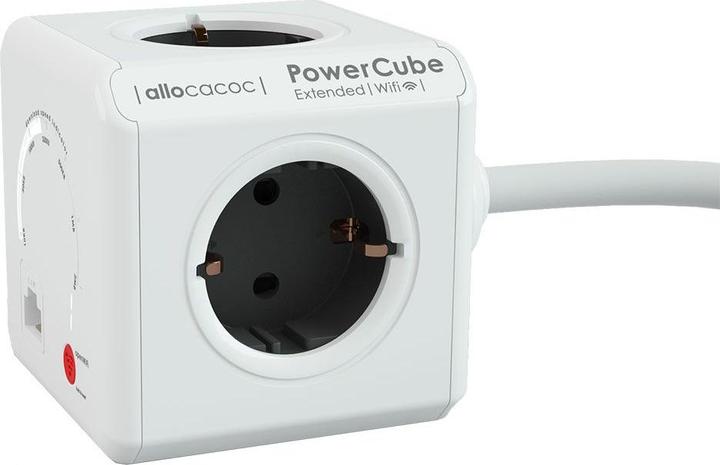 Allocacoc PowerCube Extended WiFi 1.5m (4x, 1.50 m)
