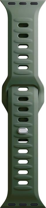 Produktbild 3MK Silicone Watch Strap Ciemnozielony/ Dark Green dla Apple Watch 42/44/45/49mm (Silicone, Stainless Steel)