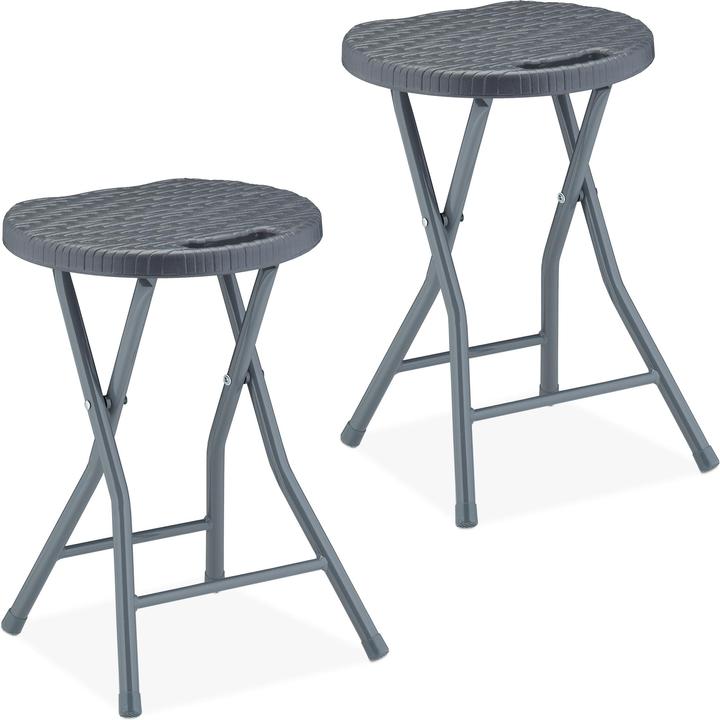 Relaxdays Opvouwbaar krukje