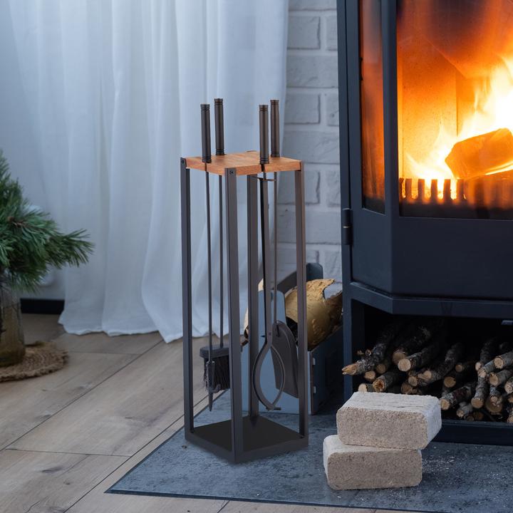 Image du produit Relaxdays Set de 5 couverts de cheminée (20 x 20 x 78 cm)