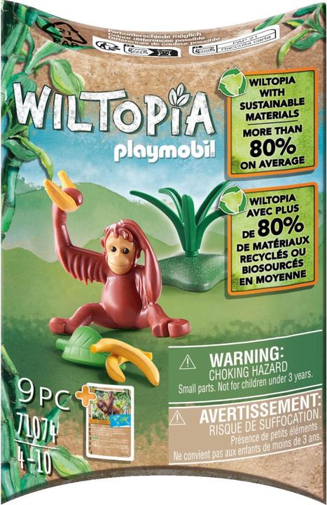 Playmobil 71074 Wiltopia - Bébé Orang-outan (71074, Playmobil Wiltopia)