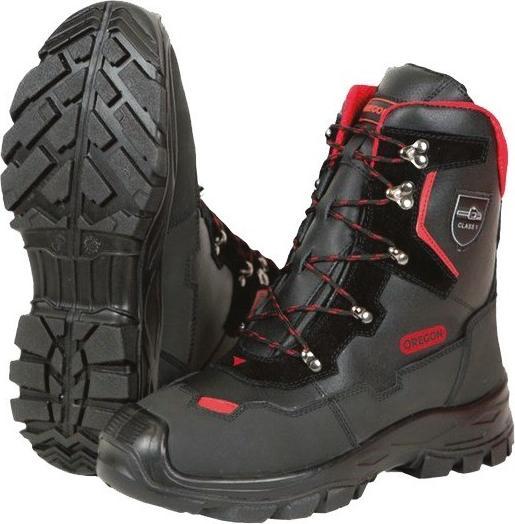 Produktbild Oregon Forst Schnittschutzstiefel Yukon Klasse 1 aus Leder Gr. 44 (S3, 44)