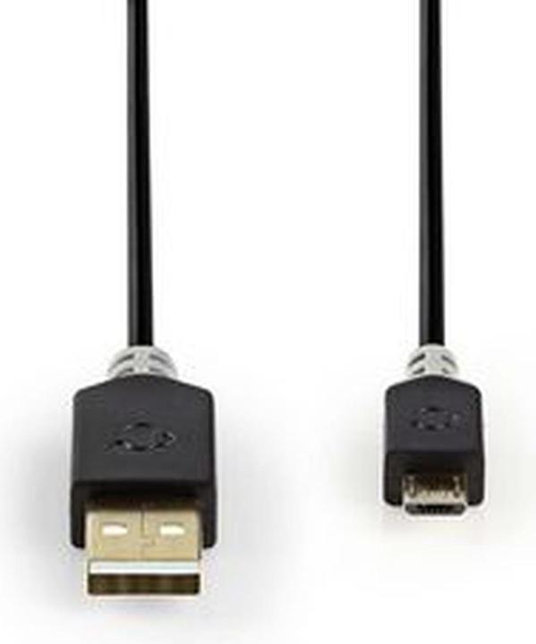 Produktbild Nedis USB-Kabel 2.0 A Stecker - Micro-B-Stecker 2.0 m (2 m, USB 2.0)