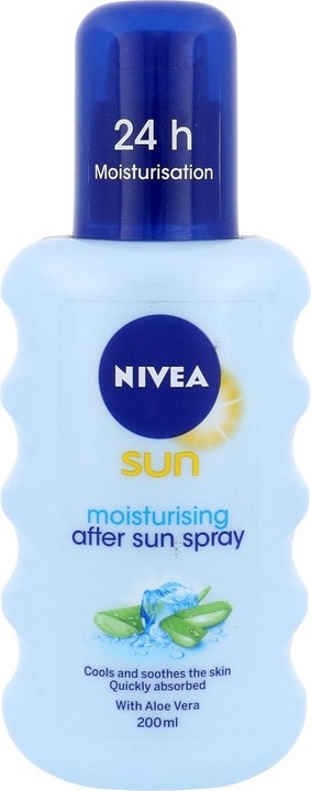 Actual product image NIVEA Moisturising after sun spray After Sun (Moisturising After Sun Spray) 200 ml (Spray, 200 ml)