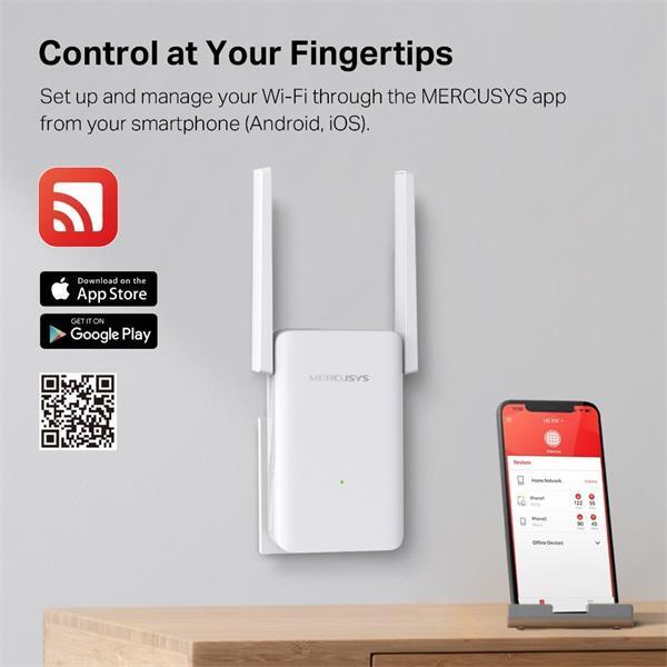 Produktbild Mercusys Access Point Wzmacniacz sygnału bezprzewodowego AX1800 ME70X (1201 Mbit/s)