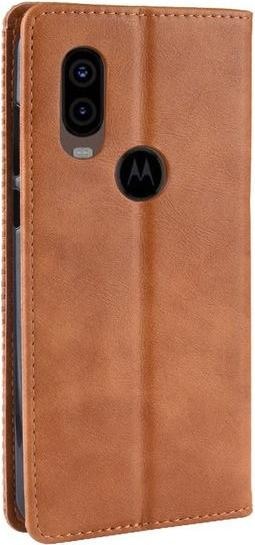 Immagine prodotto MU Style Custodia a libro in pelle stile vintage (Motorola One Vision)
