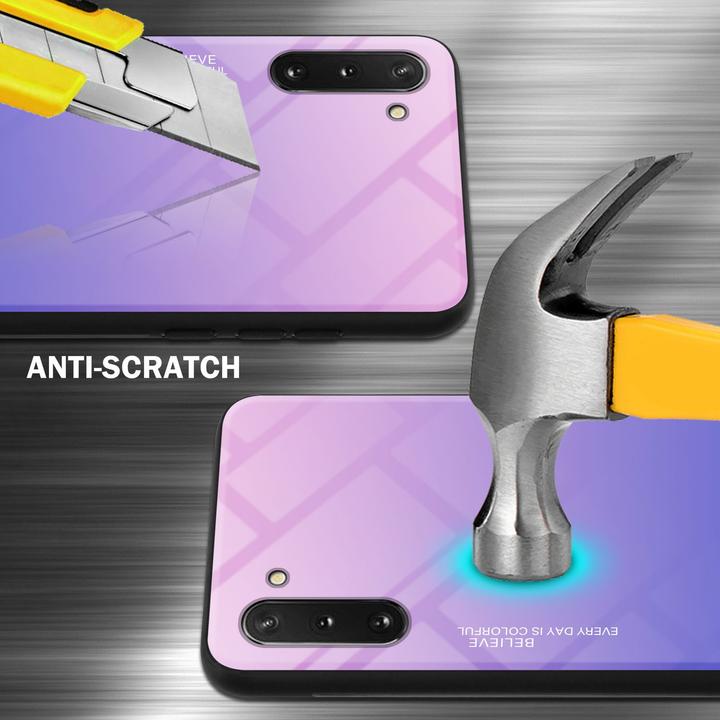 Produktbild Cadorabo TPU 2 Farben Glas Cover (Samsung Galaxy Note 10)