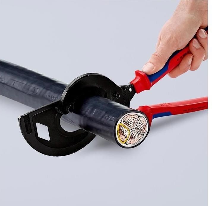 Productafbeelding Knipex Kabelschaar (ratelprincipe, drie snelheden) 95 32 320 (320 mm)