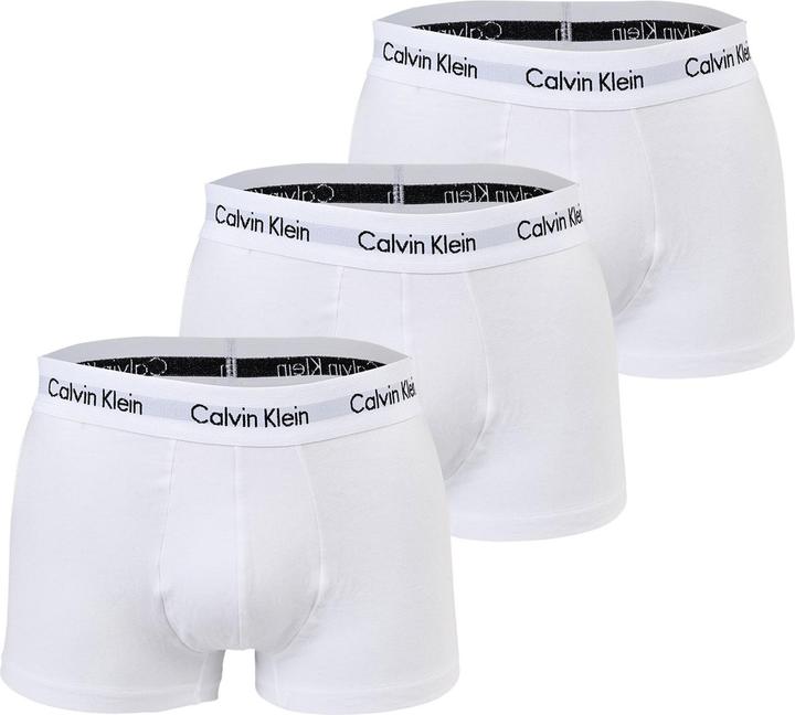 Calvin Klein Low Rise Trunk "Cotton Stretch" white