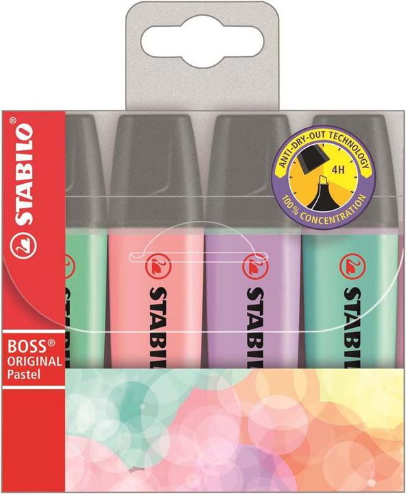 Produktbild STABILO Boss Textmarker (70/4-2) (Mehrfarbig, 5 mm, 4 x)