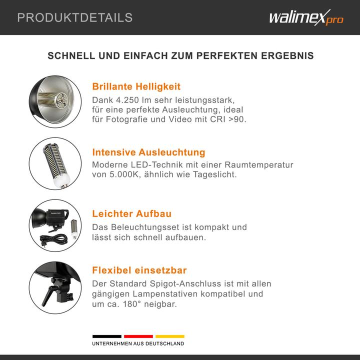 Image du produit Walimex pro Daylight 250S 1x35W (Lumière vidéo)
