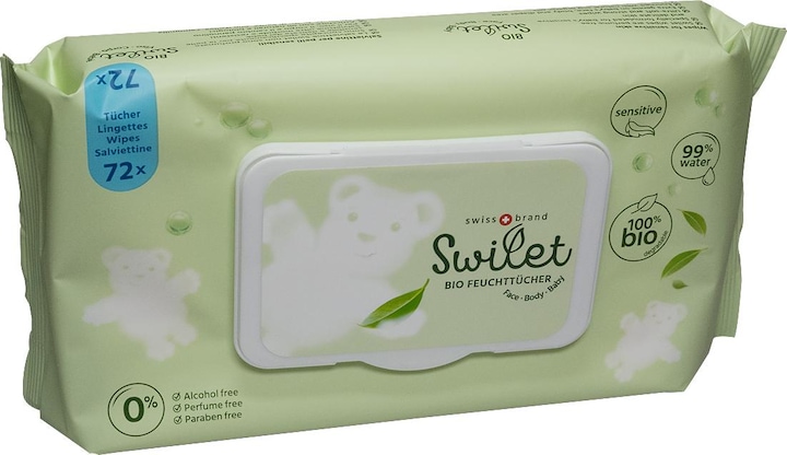 Swilet Bio-Feuchttücher (864 Stück)