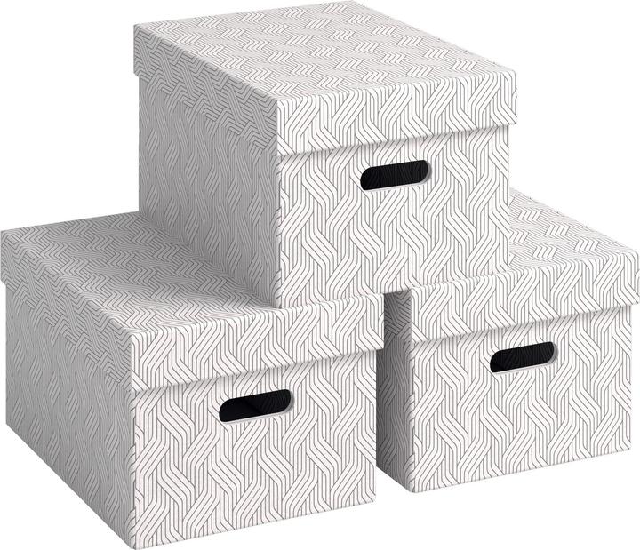 Image du produit von Boîte d'archives Medium 15 l, 3 pièces, blanc (26.50 cm, 15 l, 3x)