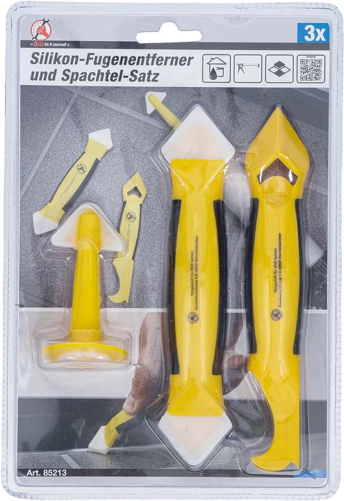 Actual product image BGS Silicone joint remover and spatula set