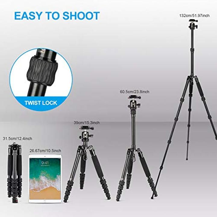 Image du produit Sirui Traveler 5AX avec tête sphérique B-00K (Métal)