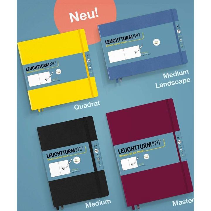 Produktbild Leuchtturm1917 Malbuch Master A4 + Zitrone (A4+, Blanko, Harter Einband)