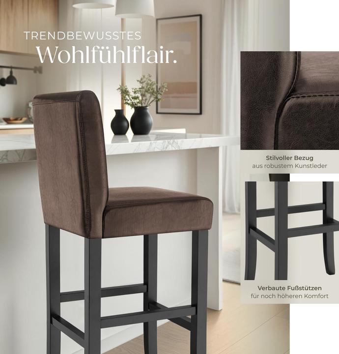 Image du produit tectake Chaise de bar