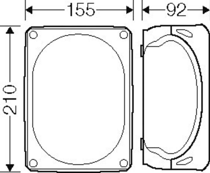 Produktbild Hensel Abzweigdose Kabelabzweigkasten o.Kl. Wände o.Vorpr. KF 1600 C
