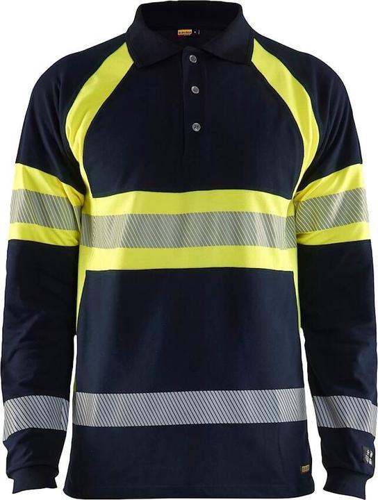 Produktbild Blakläder Inhärentes langärmeliges Multinorm-Piqué-Poloshirt (XS)