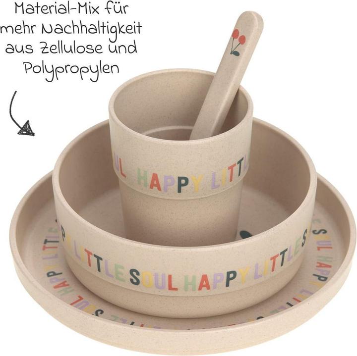 Produktbild Lässig Kindergeschirr-Sets 4-tlg. Geschirr-Set rutschfest - Happy Fruits