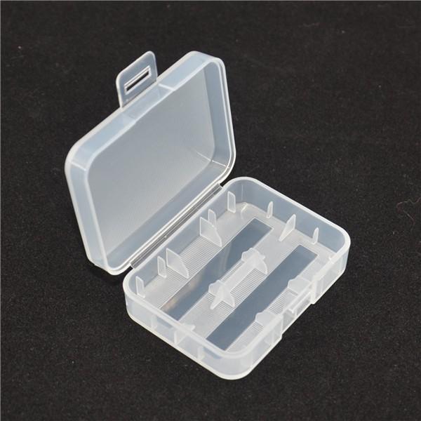 Keeppower Plastikbox D3 für 2x 14500 oder 2x 16340, Batterie Zubehör, Transparent
