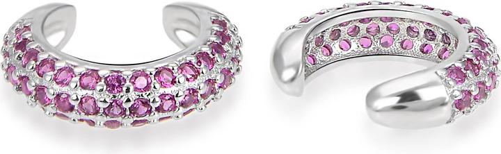 Immagine prodotto Agato - Silver earrings with pink zircons AGT-E164ZF (Argento)