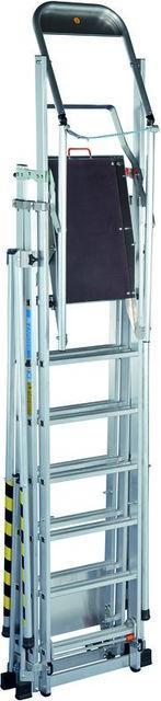 Immagine prodotto kaiserkraft Scala a piattaforma telescopica (Scala a pioli, 190 cm)