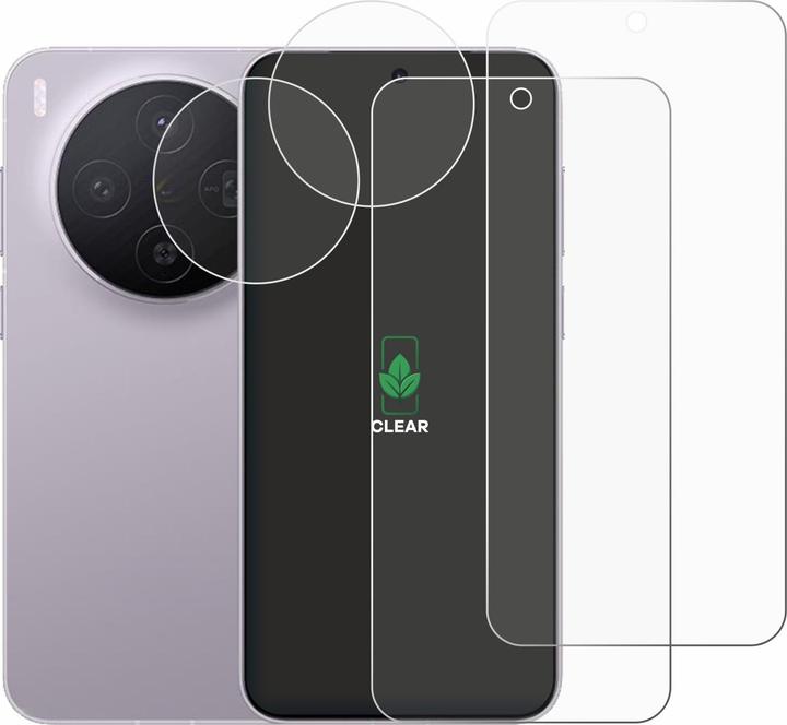 Actual product image ScreenLeaf Screen Protector sustainable Screen Protection, clear, anti-scratch (2 pcs., Landvo XM300 Pro)