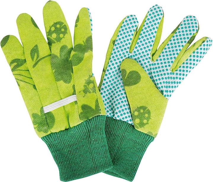 Esschert Design Kids garden gloves 20cm green (One size)