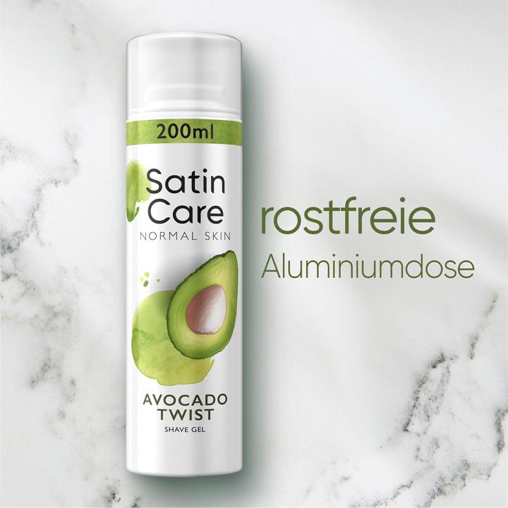 Produktbild Gillette Satin Care Avocado Twist (200 ml, Rasiergel)