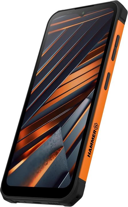 Produktbild Hammer H Robust, wasserdicht, 6500 mAh Akku, 64 GB, Android 14, 13 Mpx Kamera mit Nachtsicht, IP69, NFC (64 GB, 6.56", Dual SIM)