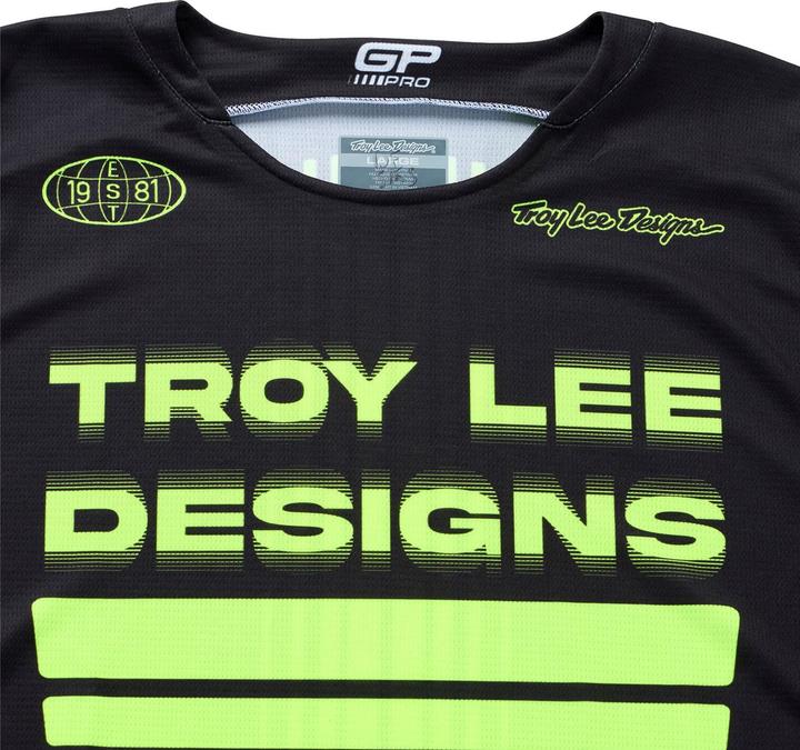 Image du produit Troy Lee Designs GP Pro Jersey, Segment, black/flo yellow, M (M)