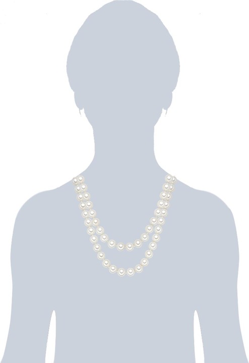 Immagine prodotto Rafaela Donata Perline con nucleo a conchiglia da donna 120,0 cm - 30362 (Perla di conchiglia, 90 cm)
