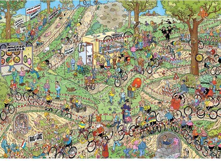 Produktbild Jumbo Cross-Radrennen (1000 Teile)