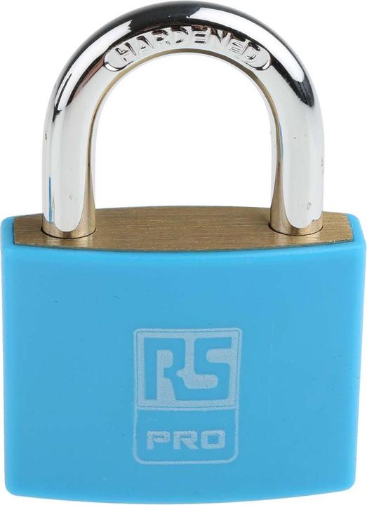 Immagine prodotto RS PRO Blue Plastic Coated Brass Padlock