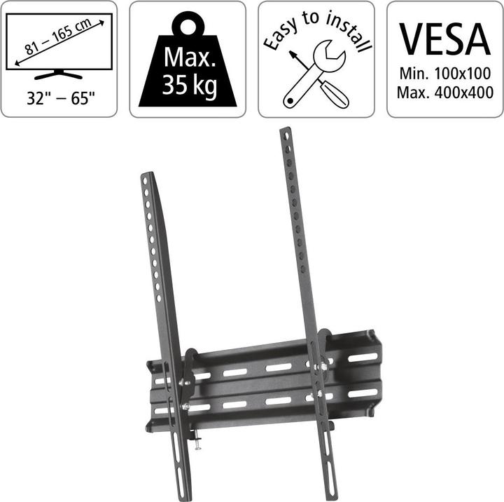 Produktbild Hama Tilt (Wand, 35 kg, 32" - 65")