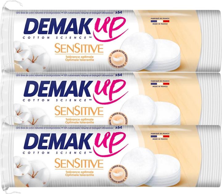 Produktbild Demak up Sanfte Wattepads Trio-Pack (192x)
