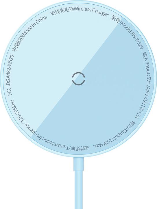 Baseus Simple Mini3 Chargeur magnétique sans fil 15W Bleu Galaxie (15 W)
